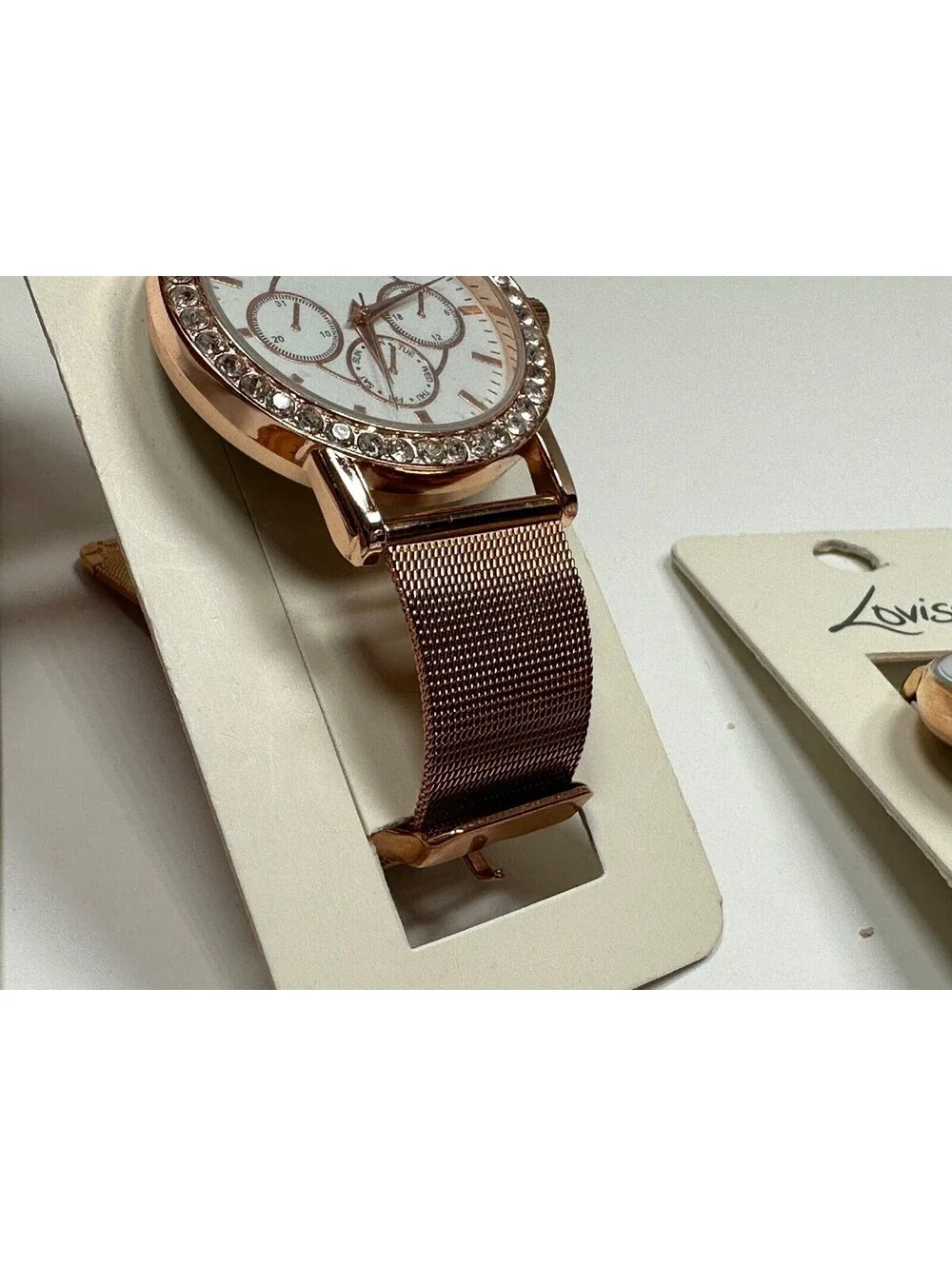 2 Lovisa Watches Female Women Rose Gold Tone Bling Fashion Butterfly